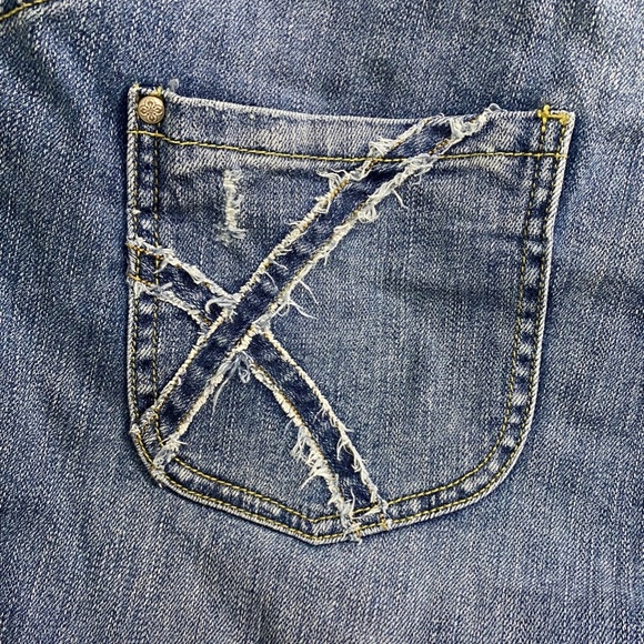 Lane Bryant Distressed Crop Jeans - Picture 7 of 8